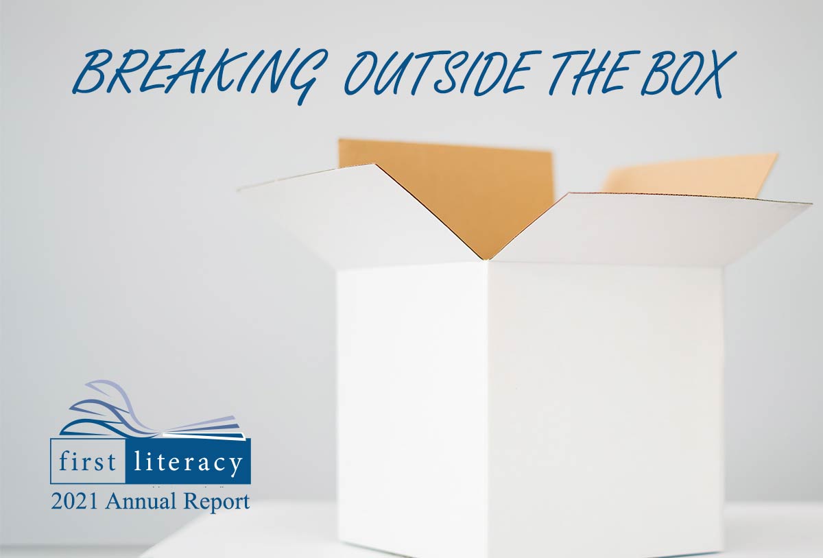 first literacy annual report 2021 ED letter header mobile