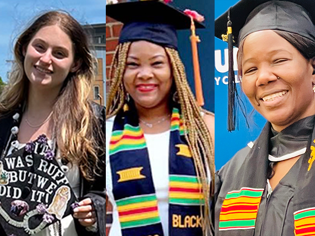 Caps Off! Three First Literacy Scholars Earn Their College Degree