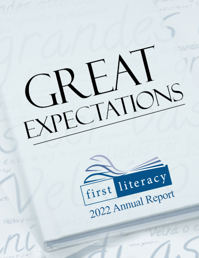 first-literacy-ANNUAL-REPORT-2022-8.5x11 Cover